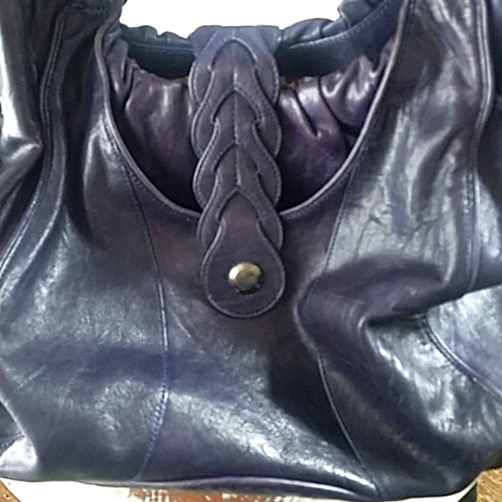 Junior Drake Brown    Gorgeous Purple Leather